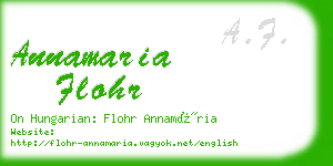 annamaria flohr business card